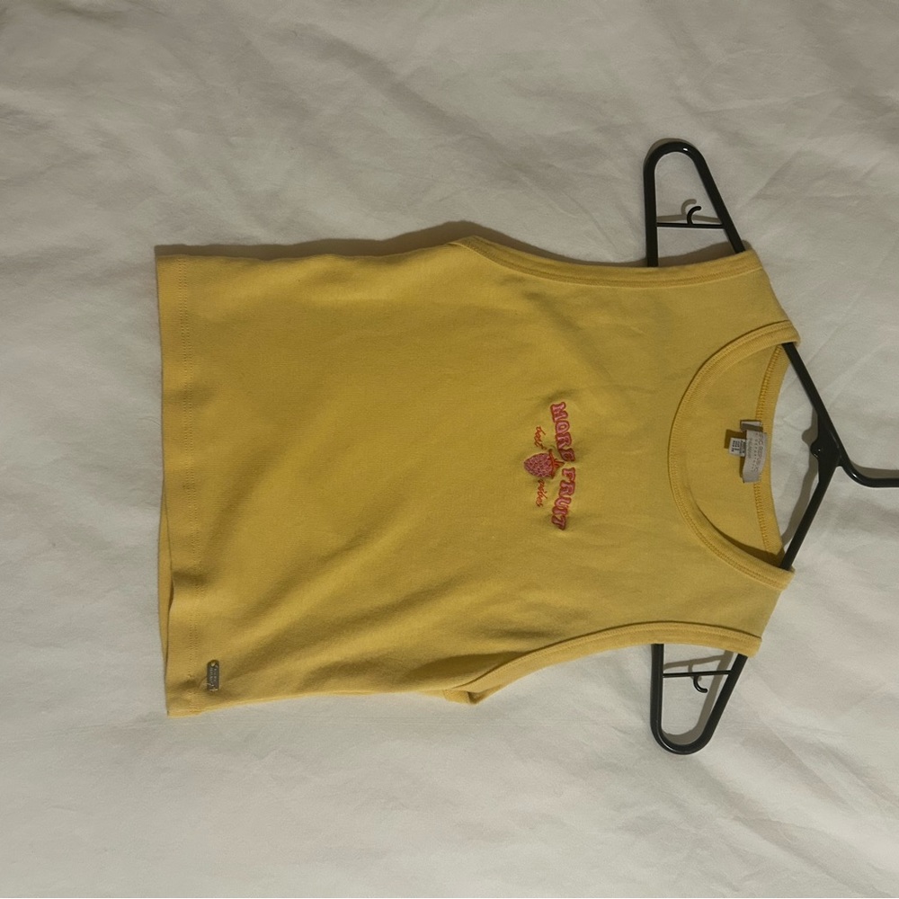 More fruit yellow tank